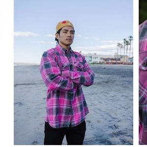 Pink Shreddy DIXXON FLANNEL Men’s